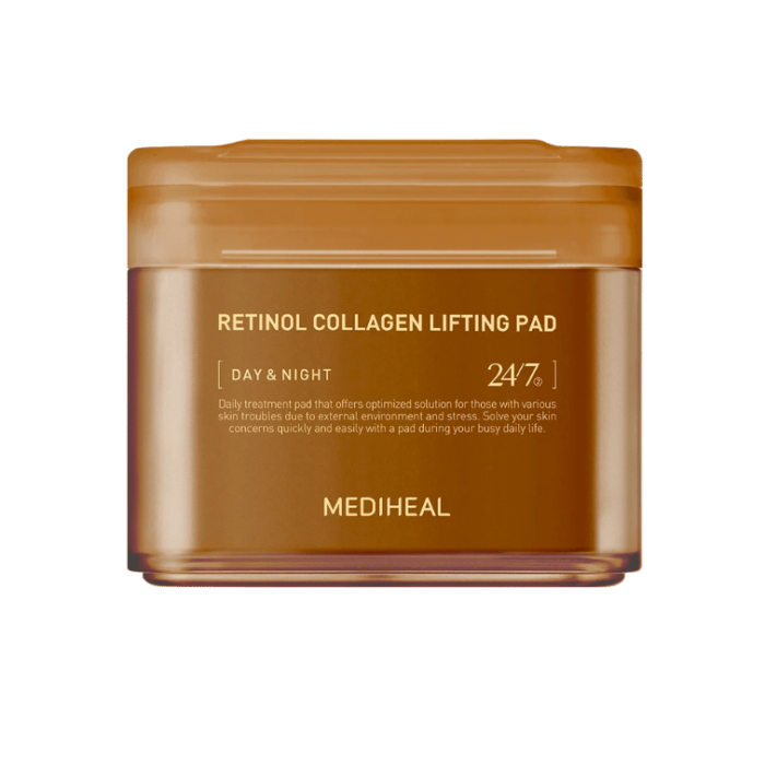 Mediheal Retinol Collagen Lifting Pads - 100pcs - Image 1
