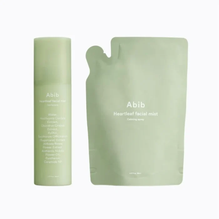 Abib Heartleaf facial mist calming spray 150ml + refill 150ml - Image 1