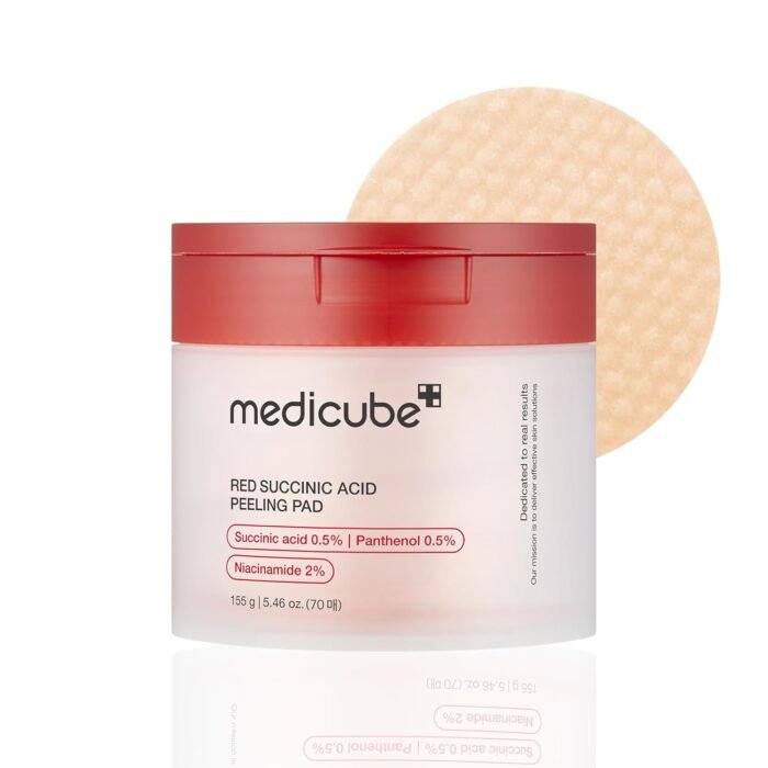 ⁦Medicube RED SUCCINIC ACID PEELING PAD - 70pcs⁩ - الصورة ⁦1⁩